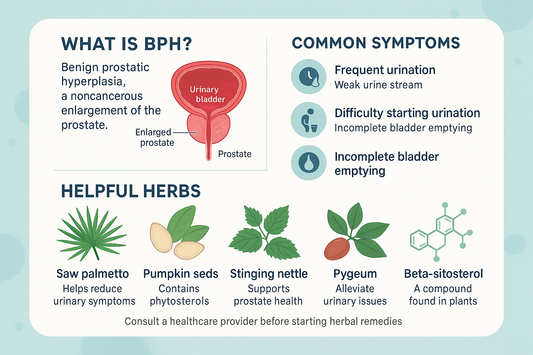 BPH (Enlarged Prostate): Causes, Symptoms, Tests, Treatments - and Herbs That May Help