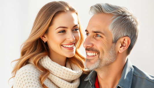 lovely and beautiful healthy woman with man
