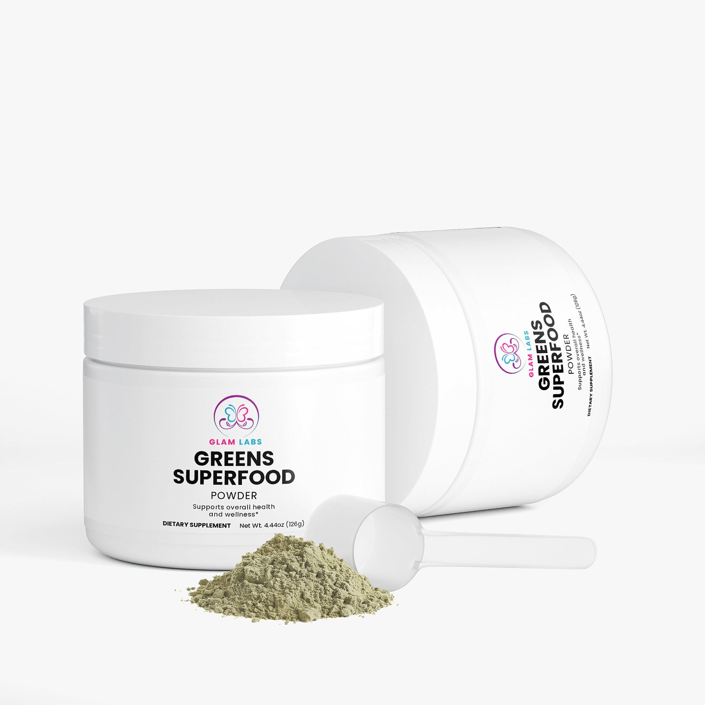 Glam Greens Superfood - Plant-Based Daily Nutrition & Digestive Support