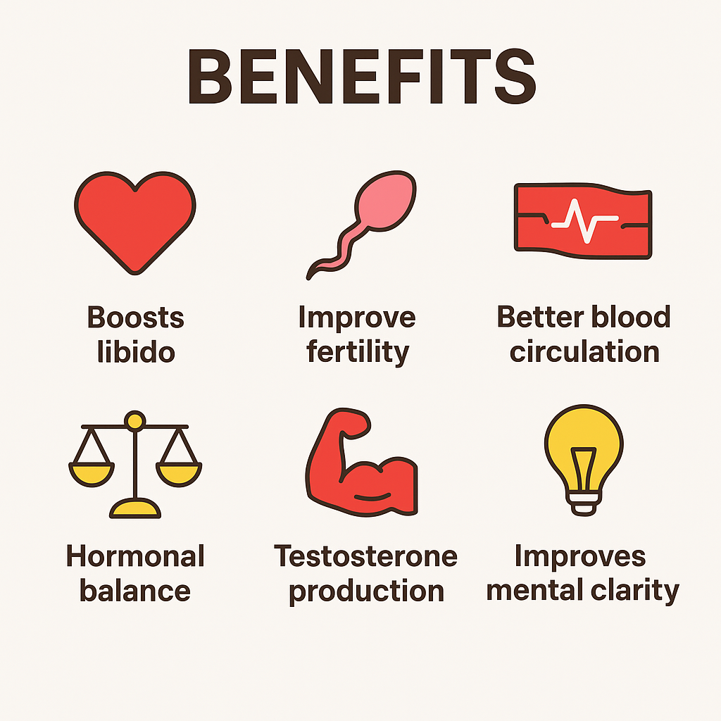 Horny Goat Weed Blend - For Mean Vitality, Vigor, Libido, Performance & Fertility