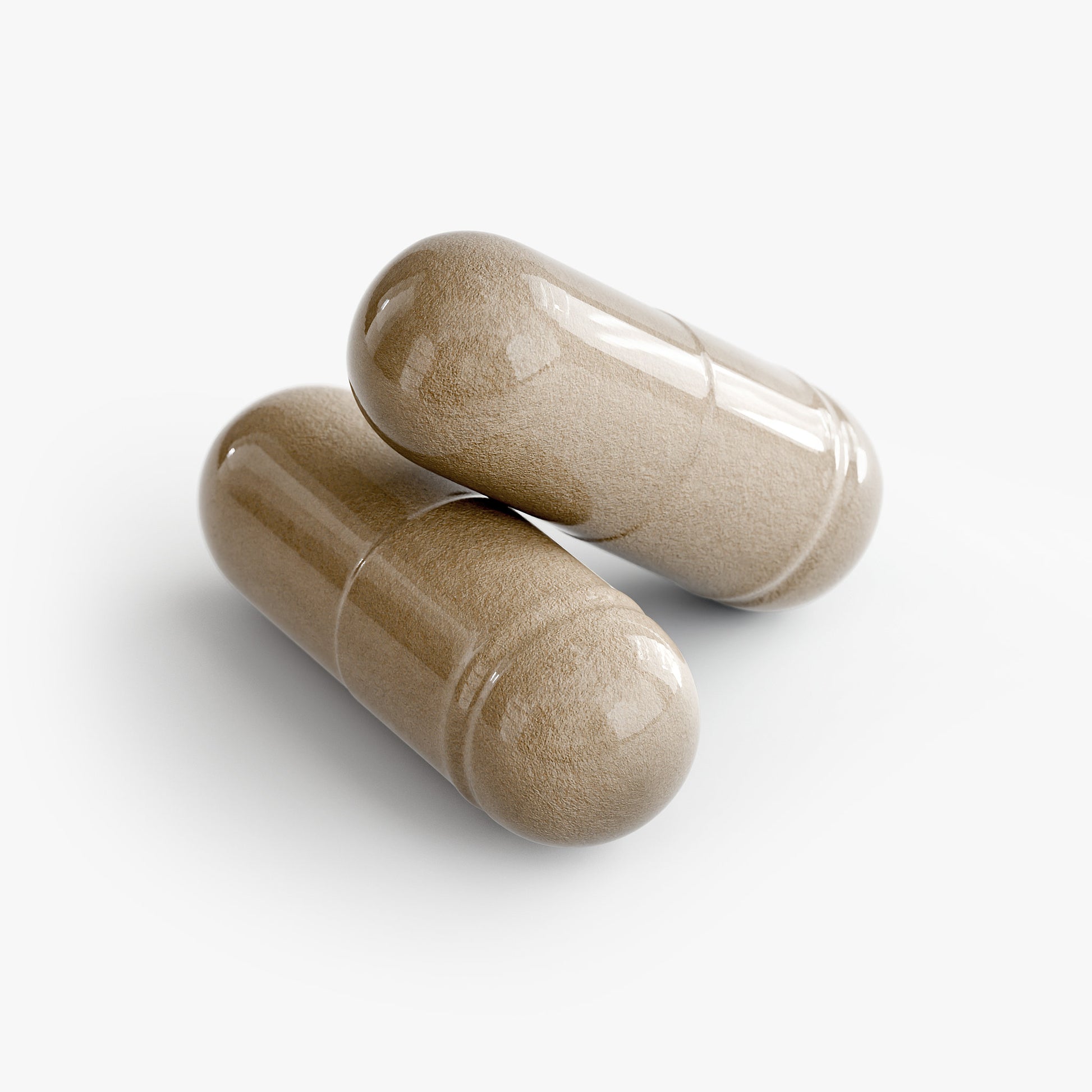 DiaShield - Herbal Supplements for Diabetes & Better Metabolism two brown capsules closeup