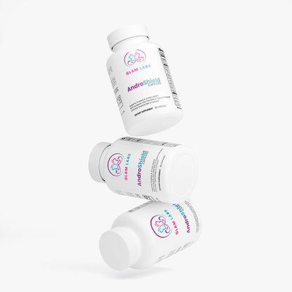 GlamLabs AndroShiled - Supports Prostate Health & Urinary Health in Men specialty supplement bottles