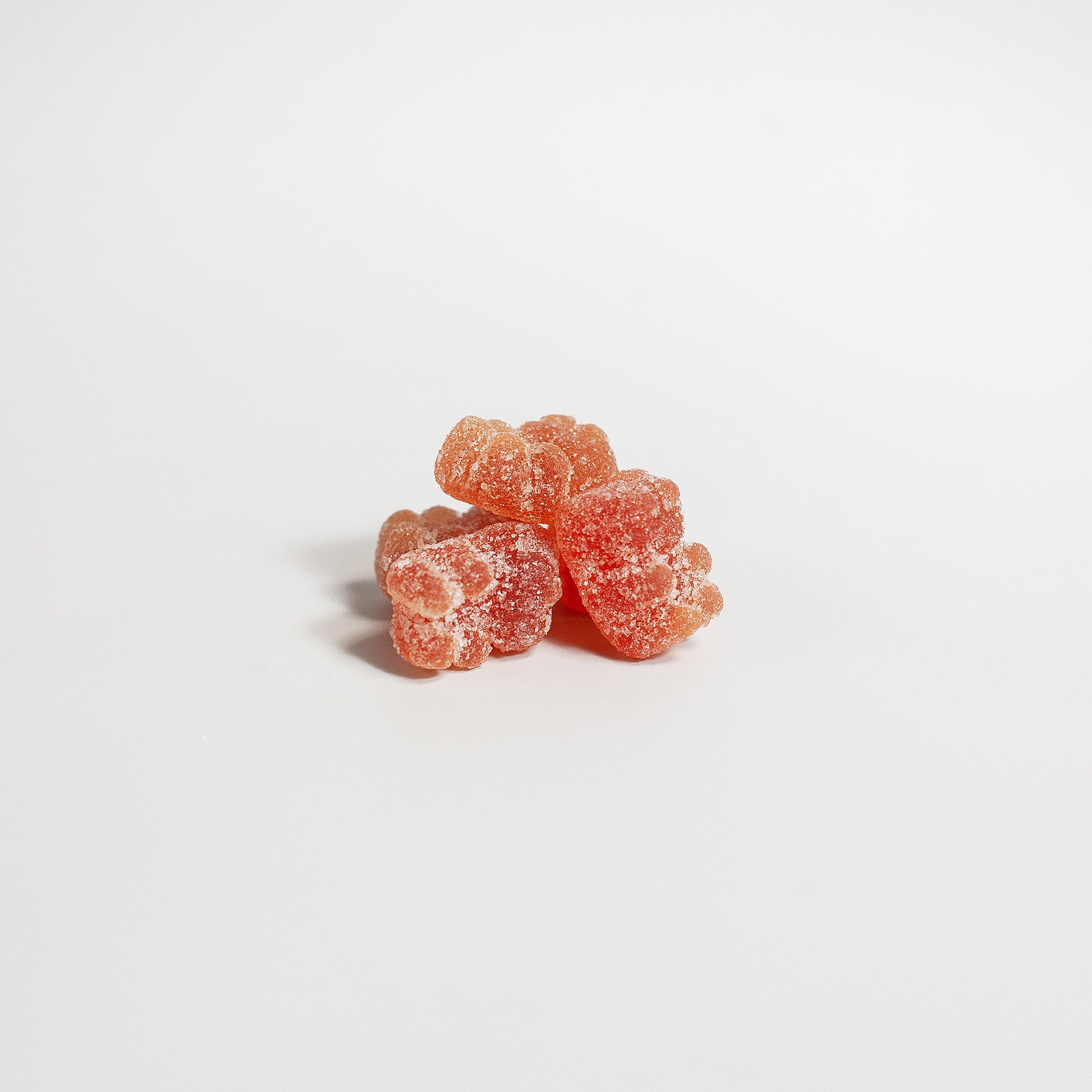 GlamLabs multi vitamin gummies in red with sugar coating for tasty multi vitamin supplements